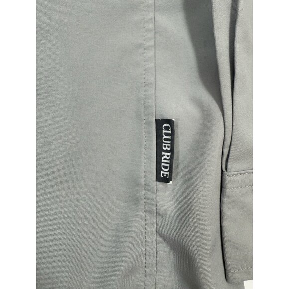 Club Ride Mens Shirt Snap Long Sleeve Size XL Performance Vented Pocket Biking - Picture 10 of 15